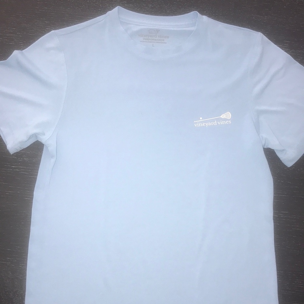 Vineyard Vines boys dri fit Lacrosse tee shirt